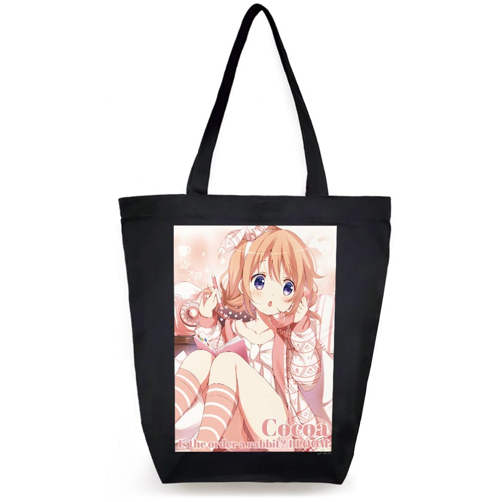 [Asmaker] Is the Order a Rabbit? BLOOM Tote Bag A [Cocoa]