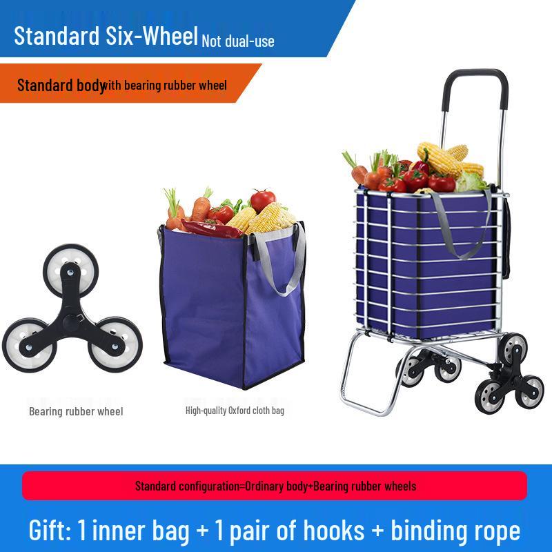 Chariot de Courses Pliant Portable Tianxi avec Roues pour Escaliers