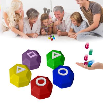 5/10/15Pcs Korean Traditional Stone Catching Game Hand-Eye Coordination Training Jacks Stone Kids Adults