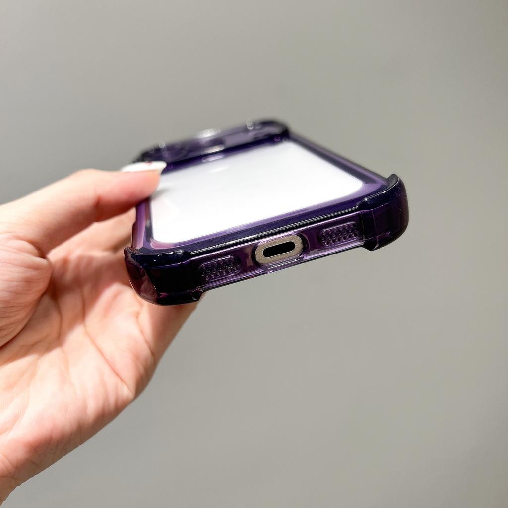 Luxus stoßfeste transparente Handyhülle für APPLE iPhone Air 16 15 14 13 12 11 17 Pro Max Klare weiche Bumper-Hüllen Abdeckung