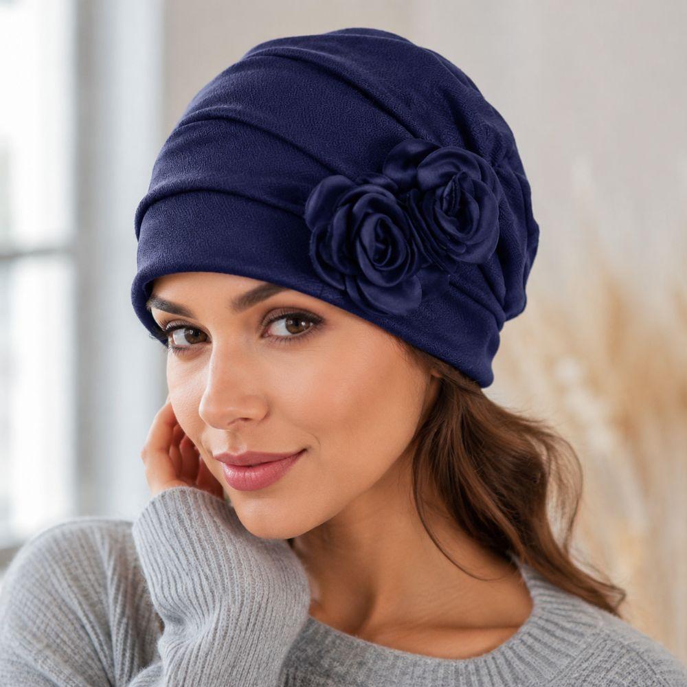Soft Fabric Turban Cap Hair Loss Friendly India Cap Bandana Fashion Hijab Cap Daily Wear