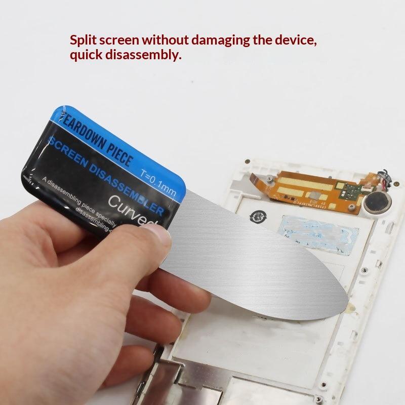12/24 Pcs Ultra Thin Pry Tools Stainless Steel Blade Soft Phone Tablet Screen Battery Opening Set for Phone Openers
