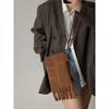 New Niche Design New Women's Bag Bohemian Style American Tassel Bag Frosted Crossbody Phone Bag for Women