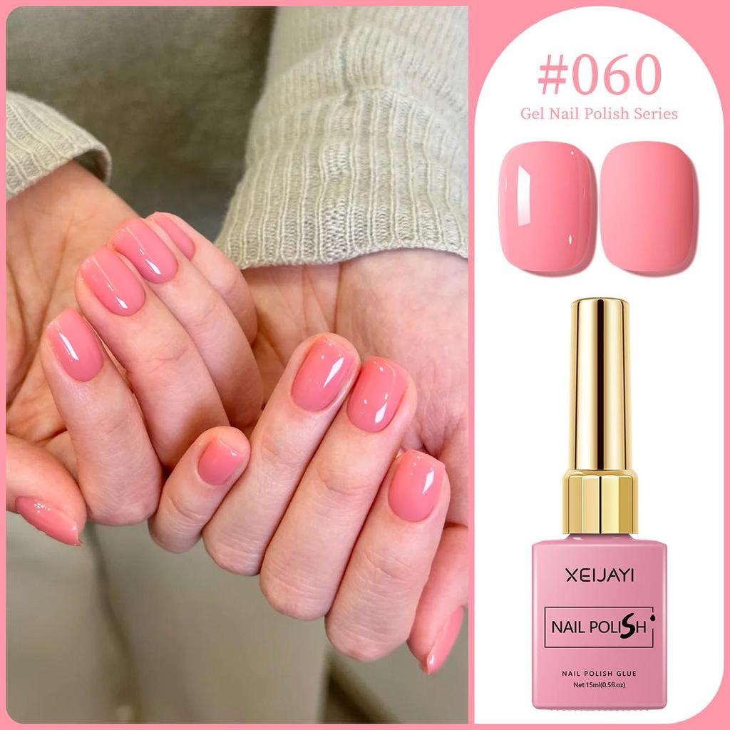 XEIJAYI 15ml Solid Color Nail Gel - 72 Color Options for Nail Art Salons