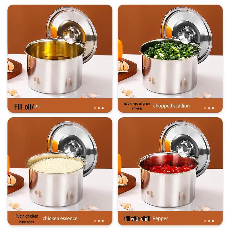 Chuangfa 10cm Stal nierdzewna Słoiczek na przyprawy