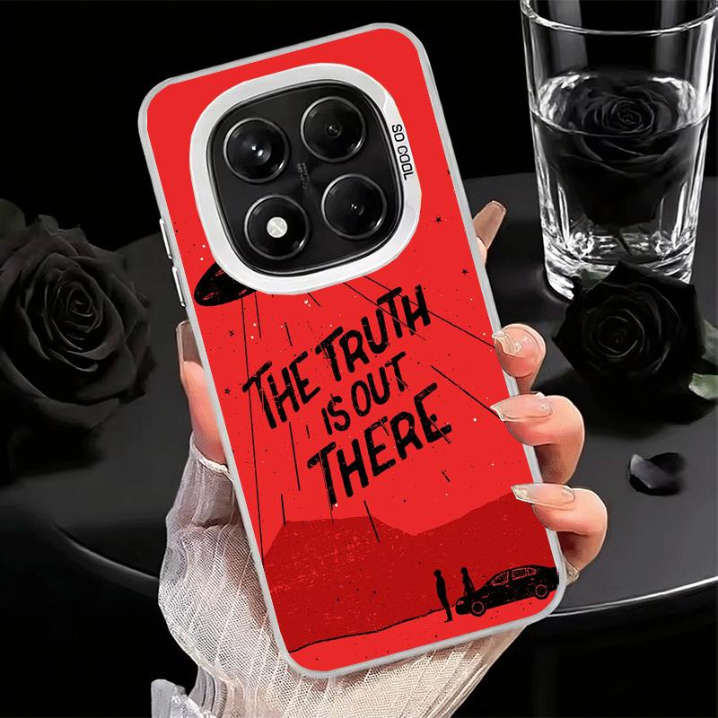 

The X Files I Want to Believe Soft Phone Case for Xiaomi Redmi Note 13 14 15 Pro Plus 12S 12 11S 11 11T 10S 10 Shockproof Cover Redmi Note 15 Pro 4G