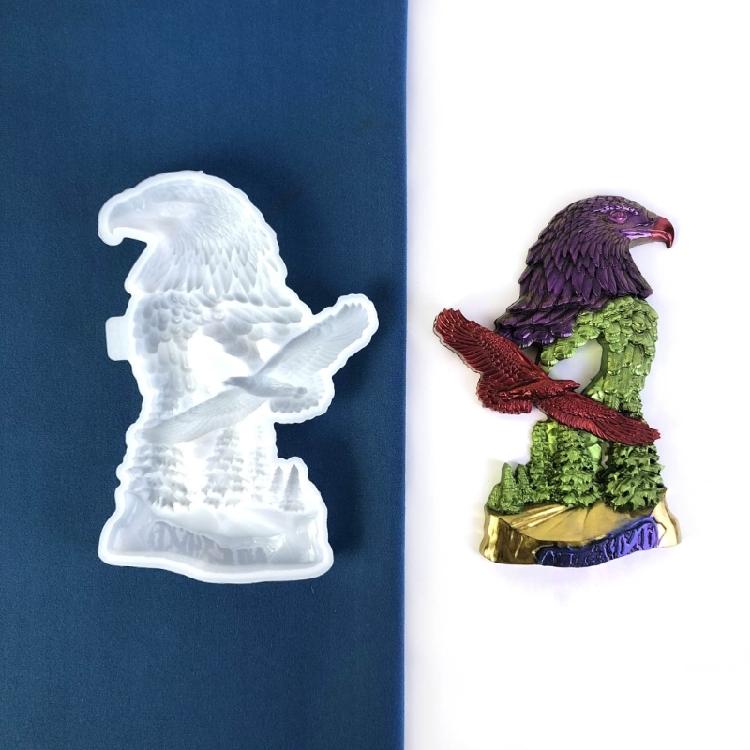 3D Eagle Silicone Mold DIY Epoxy Resin Molds Table Ornament Decoration Mould