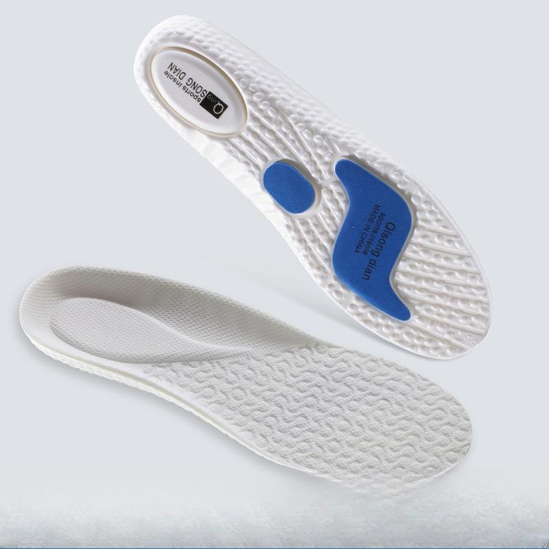 4 paia di solette sportive ad alta elasticità, ammortizzanti, assorbenti per il sudore, deodoranti, non stancano dopo essere stati in piedi a lungo