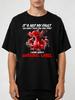 Best Choice Humorous Red Dragon Caution Label TShirt ItS Not My Responsibility That You Overlooked The Details Black