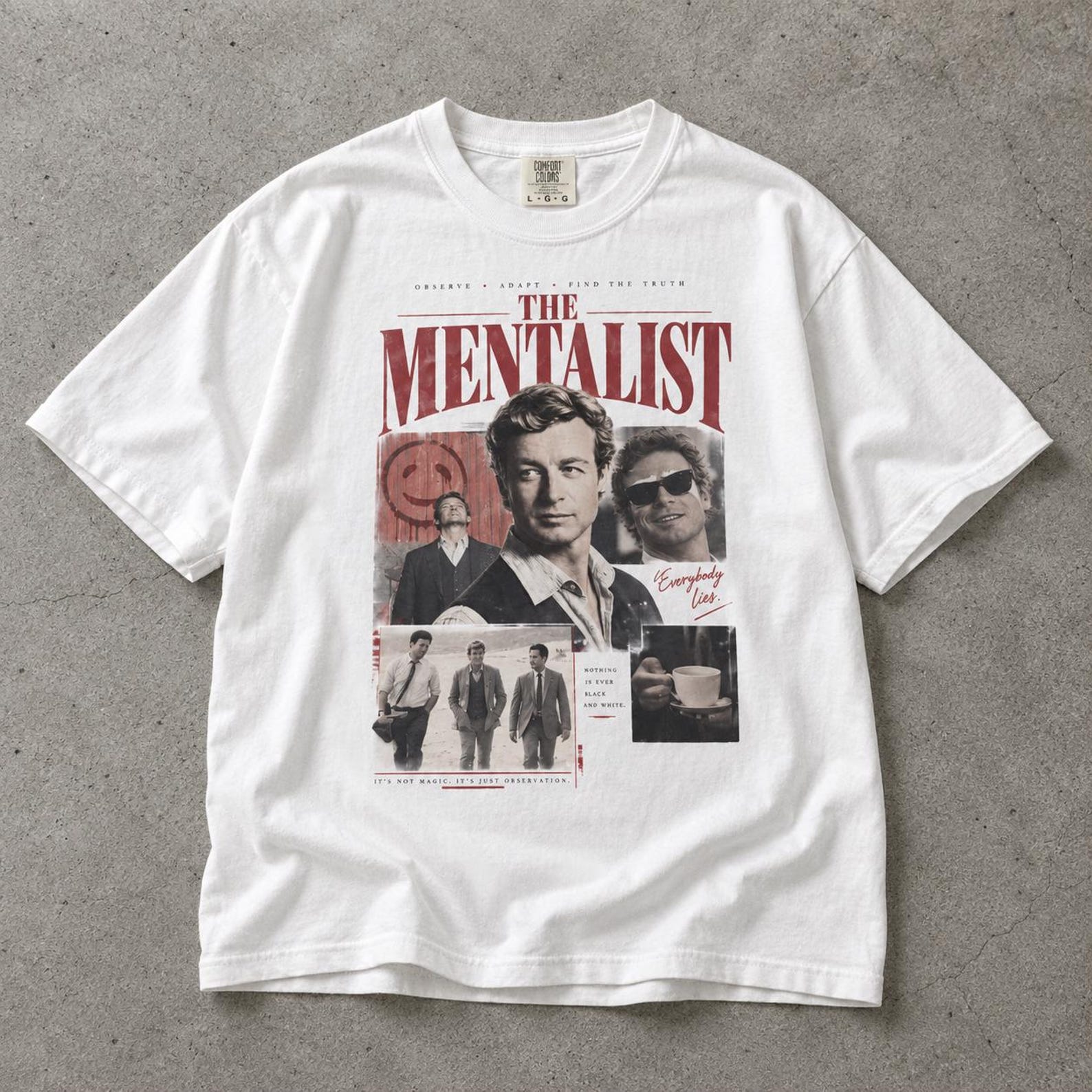 The Mentalist Grafisks T-krekls | Retro