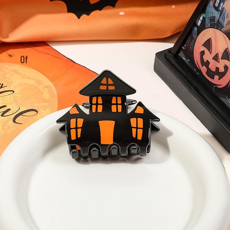 Kreative Halloween Acryl Hai Haarklammer - Damen Einzigartiges Hochsteckfrisur-Accessoire