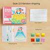 Fun Craft DIY Painting Sticker Princess Fairy Educational Magical Art Handmade Girl Drawing Sticker Art Craft