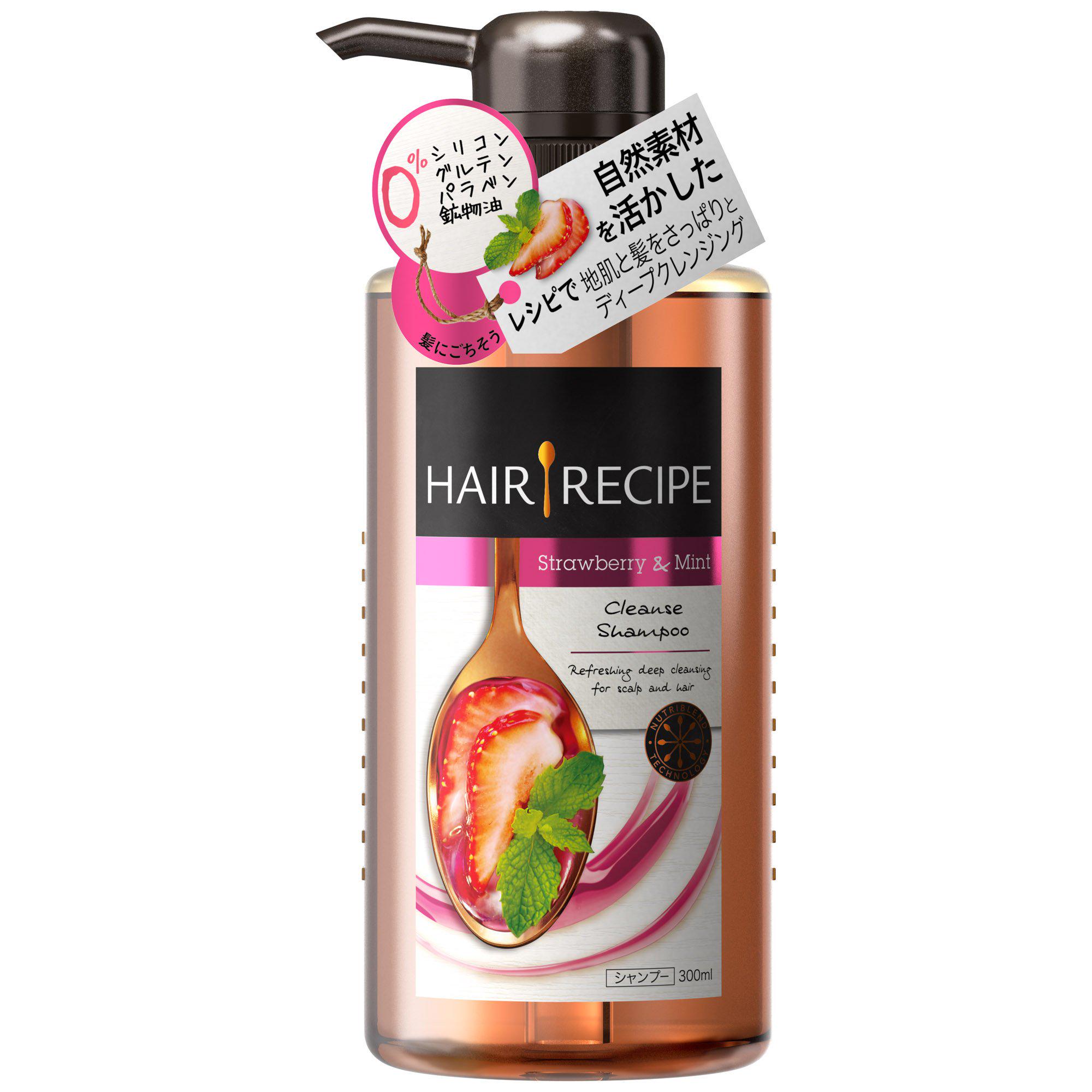 

Hair Recipe Silicone-Free Shampoo Mint Blend Cleansing Recipe 300ml