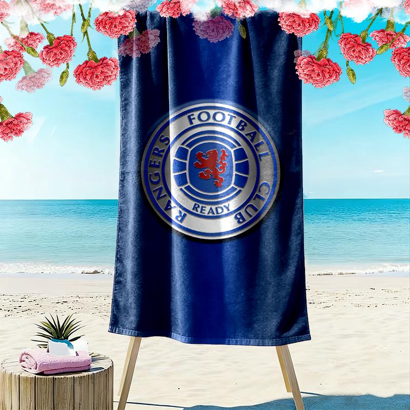Toalla de Playa Rangers FC, Toalla de Playa Multiusos Perfecta para Acampar y Vacaciones en la Playa