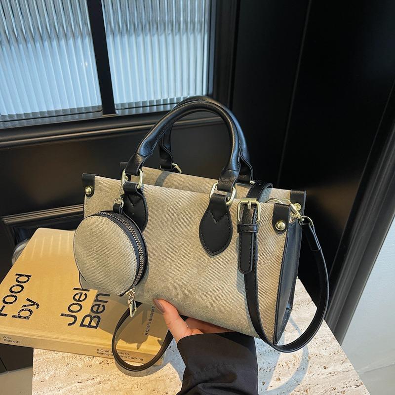 Casual Handbag Women's Summer New Niche Retro Shoulder Bag Fashion Versatile Messenger Small Square Bag