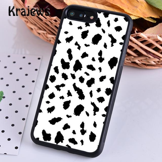 Cow Hide spotted fur Farm Animal Black White For iPhone 17 Air 16 Phone Case Cover 15 SE 14 plus 12 13 pro max