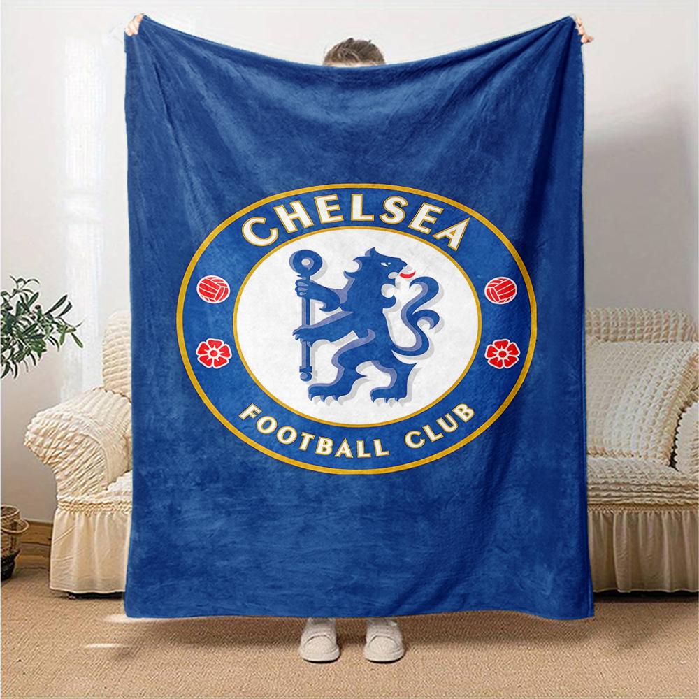 1pc Football Team (40) Blanket, Gift, for Men and Women, Soft Blanket, Good for Sofa Bed Couch Travel, Lightweight Flannel Blanket