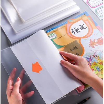 10PCS/Set Transparent Book Wrapper Cover A4/A5/16K Book Sleeve Textbook Skin  Students Use