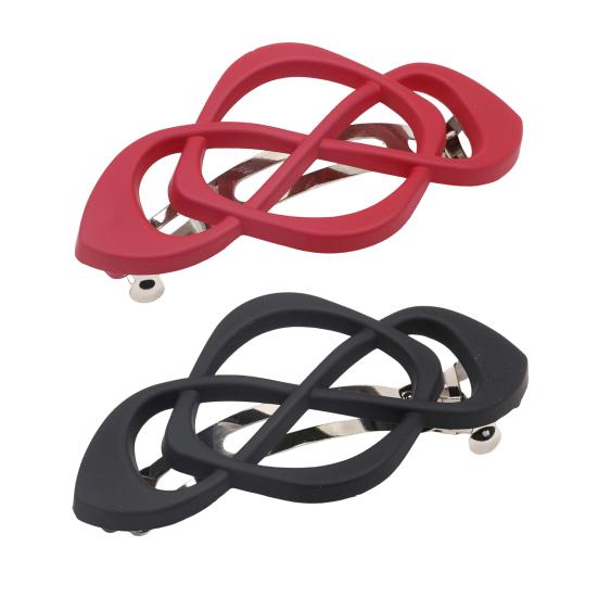 2Pcs Vintage Hair Barrettes French Style Hair Clips Women Girls