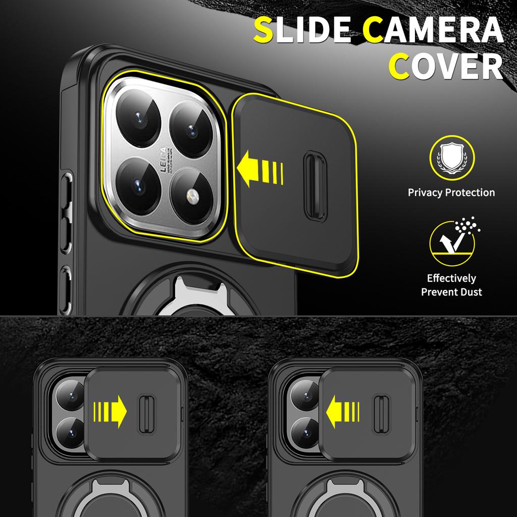 Invisible Ring Stand Cover Case for Xiaomi 15T Pro 5G 14T Poco X7 Pro F7 Ultra Xiao Mi 15t Xiaomi15t