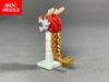 MOC Bausteine Chinesische Kultur Drachentanz Loong Frohes Neues Jahr Frühlingsfest Geschenk Figur Spielzeug Modell Stadt Bausteine