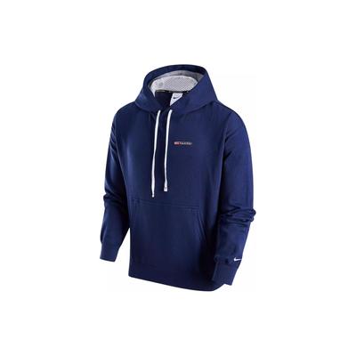 Dri-Fit Düz Kapüşonlu İpli, Hızlı Kuruyan Günlük Erkek Üstleri Mavi FN3396-410