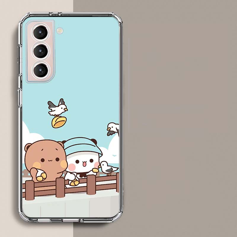 Cute BuBu DuDu Phone Case For Samsung A16 A26 A36 A56 A17 A15 A25 A35 A55 A14 A24 A34 A54 A04S A05S Galaxy Note 20 10 9 8 A9 A8