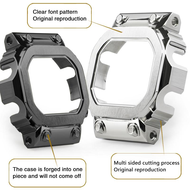 Für Casio G-Shock GX-56 GXW-56BB Mod Kit Edelstahl Gehäuse Uhr Armband GX56 Massivmetall Uhr Lünette Armband Ersatzarmband