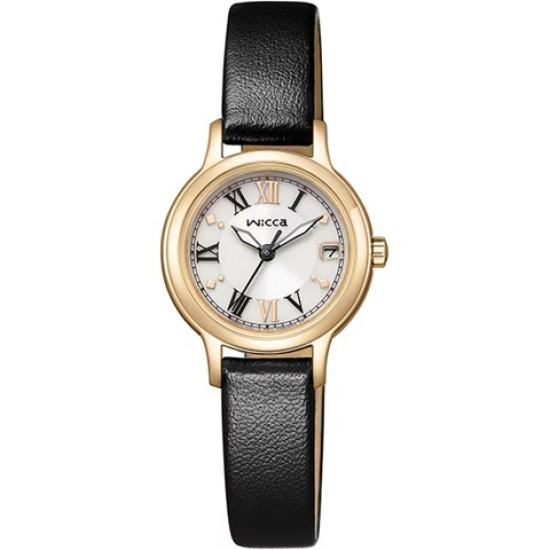 CITIZEN Special wicca Solar Watch with Leather Strap Watch KH4-921-91, Women's