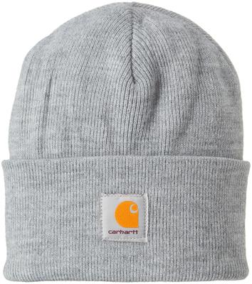 carhartt Acrylic Watch Hat Knit Cap Beanie Watch Cap Heather Gray F (Carhartt) A18-13F