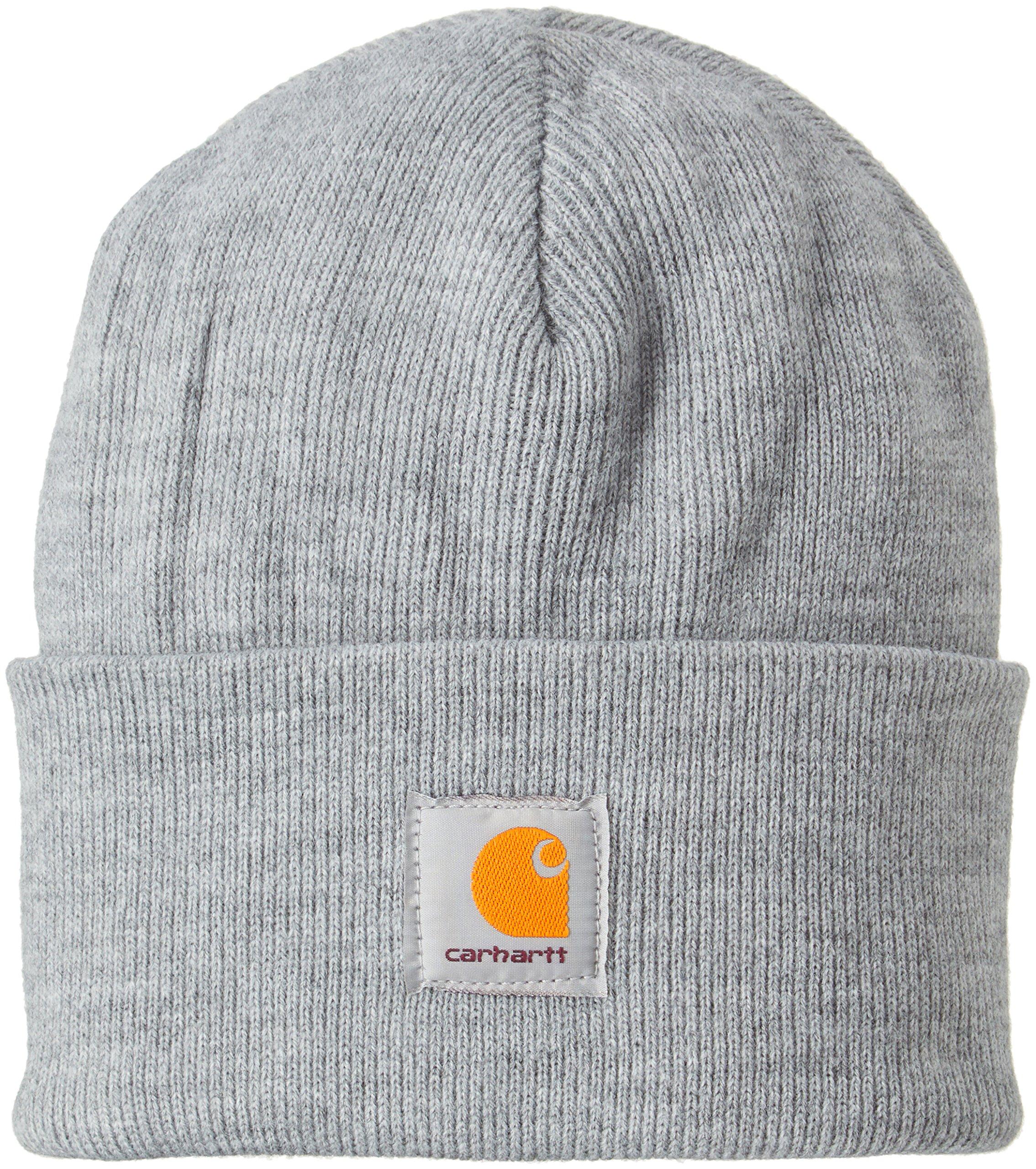 Carhartt Acrylic Watch Hat Knit Cap Beanie Watch Cap Heather Gray F (Carhartt) A18-13F
