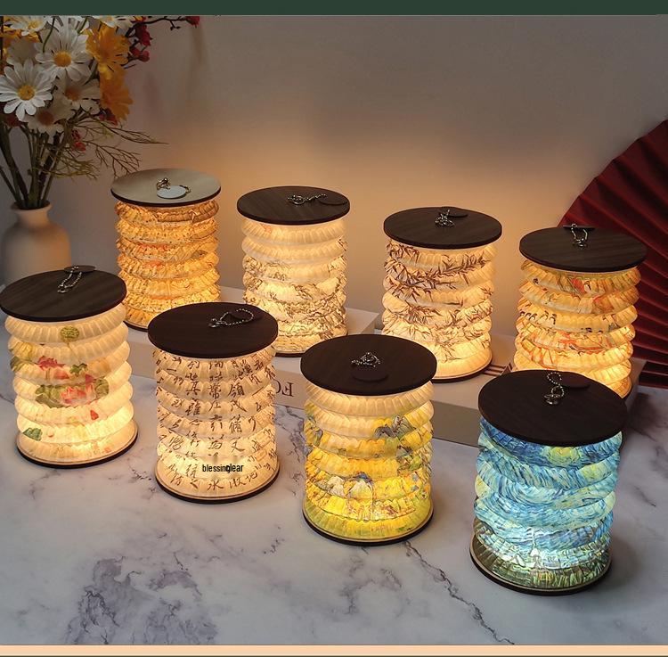 High-End Portable Foldable Book Light Lantern: The Perfect Creative Atmosphere Gift