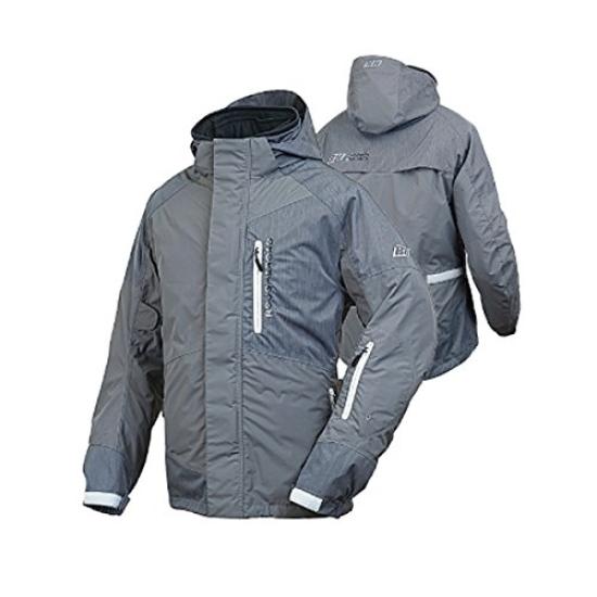 ROUGH ROAD Warm Twin Material Size RR7660 & Dual-Tex Parka, Gunmetal, L,