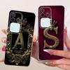 Für Vivo S18Pro V2344A Hülle Für Vivo S18 Pro Abdeckung Transparent Luxus Krone A-Z Buchstaben 2D Flaches Muster Weiches Gehäuse