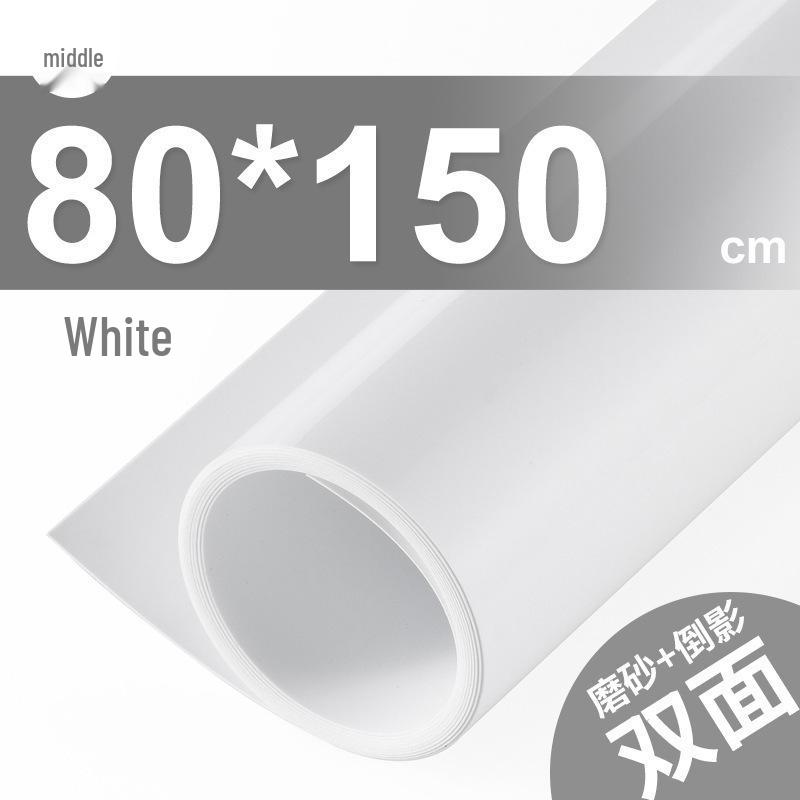 White Frosted PVC Photography Background Board - Waterproof Gray Reflective Cloth