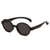 Cute Round Kids' Sunglasses With Color-Blocked Legs, Uv400 Protection, Lightweight Sun-Shading Glasses For Babies S5006