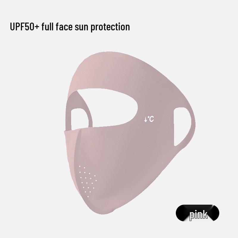 2025 Women's Sun Protection Mask, UV Shield with 3D Hyaluronic Acid, Breathable and Eye Corner Protection, Thin Summer Design