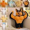 Muscle Bunny Plush Toy With Pp Cotton Filling For Home Decor And Gift Ideas