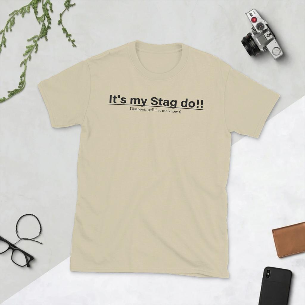 Stag Do for an Awkward Stag TShirts for Unisex Casual Pure Cotton Tees Round Collar Short Sleeve T Shirt Plus Size Tops