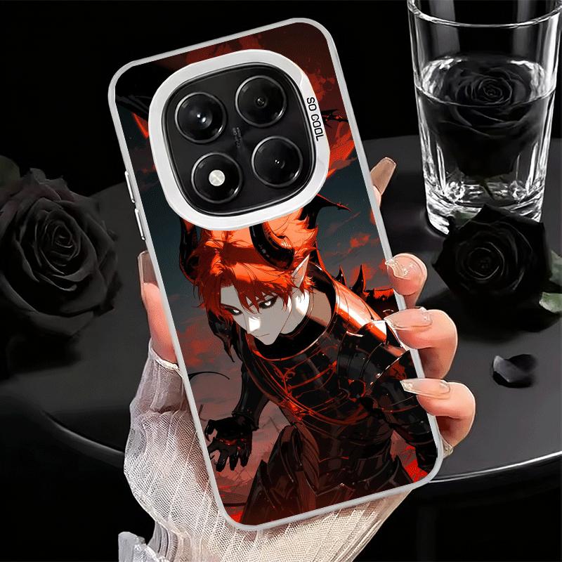 Étui de téléphone souple style anime Diable Bad Boy pour Xiaomi Redmi Note 13 14 15 Pro Plus 12S 12 11S 11 11T 10S 10 Housse arrière antichoc