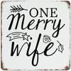 Christmas Metal Wall Art for Home Living Room Kitchen Decor