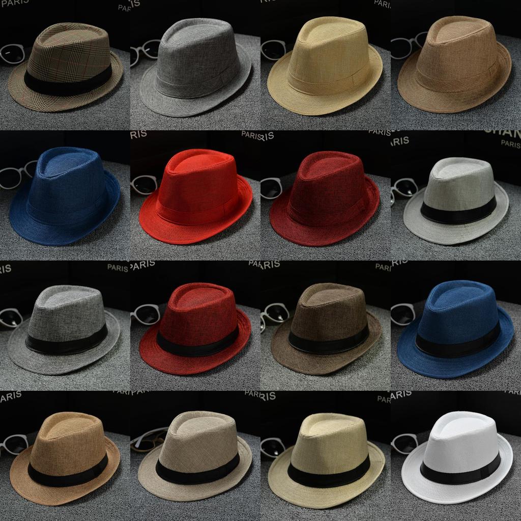 Panama Cotton Linen Sun Hat With Wide Brim For Men Women Casual Summer Accessory