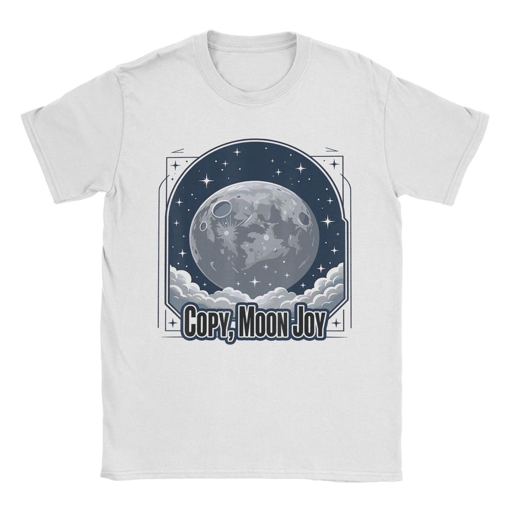 Unisex Unisex Copy Moon Joy Minimal Full Moon Space T Shirts Cotton Clothing Amazing Short Sleeve Tee Shirt Plus Size TShirts