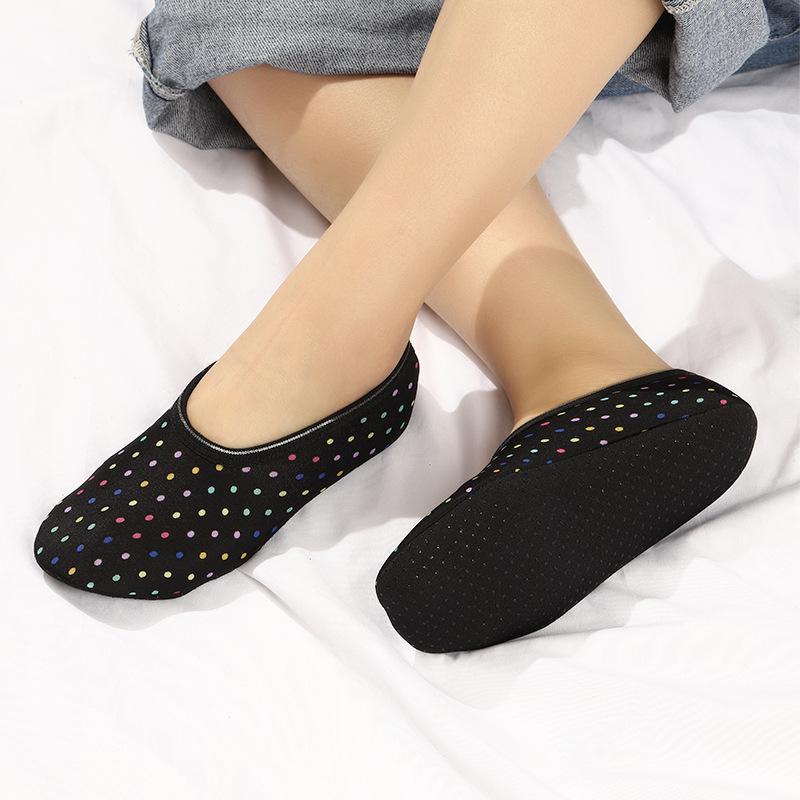 

Женские осенне-зимние носки для пола - с коротким манжетом, на флисовой подкладке, утолщенные, с принтом, для дома и класса 1 pair