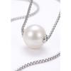 Necklace - Pearls & Colors - AAA+ Freshwater Cultured Pearl - 925 Sterling Silver - 42 Cm - Woman