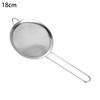 Flour Strainer Mesh With Handle Diameter7/8/10/12/14/16/18/20/22cm Stainless Steel Colander Tea Sifter Kitchen Sieve Filter Tool