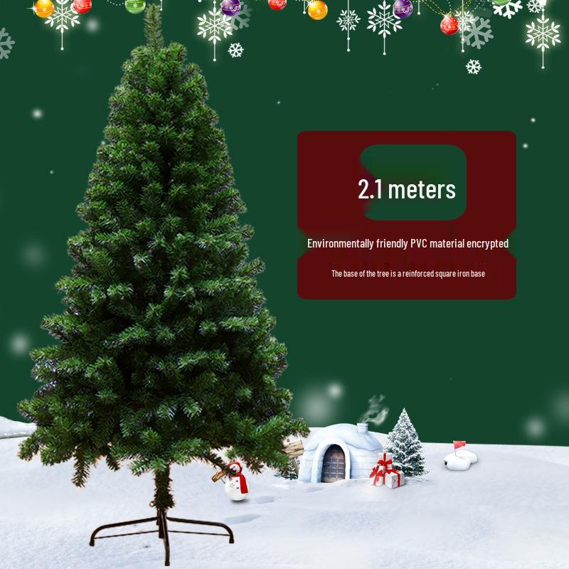 2025 Luxury Christmas Tree Package: 1.2-4M Luminous with Ornaments