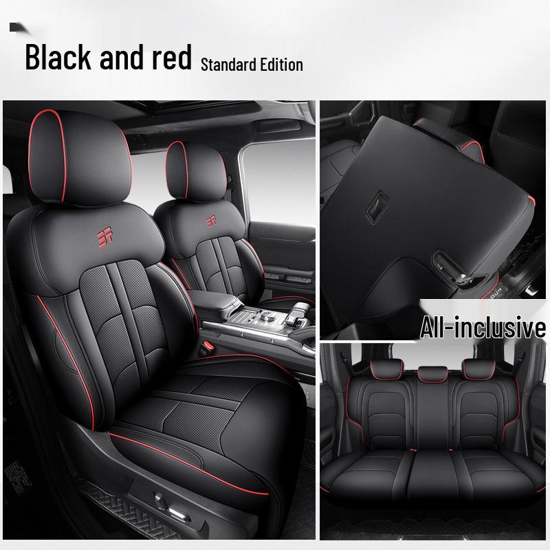 Jetour Shanhai T2 Autositzkissen aus Leder – Ganzjahresgröße, universelle Passform