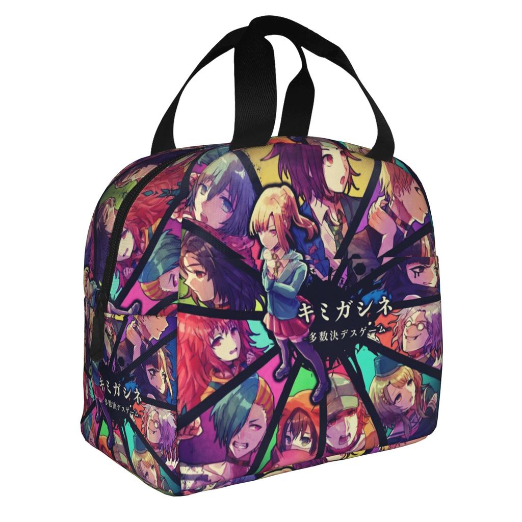 Horror Game YTTD Thermal Insulated Lunch Bag Your Turn To Die Humor Portable Lunch Container for Work School Storage Food Box