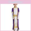 Boys' Arabian King Attire For Theatrical Performances With Luxurious Polyester Fabric In Bold Color 331 For Ages Below 17